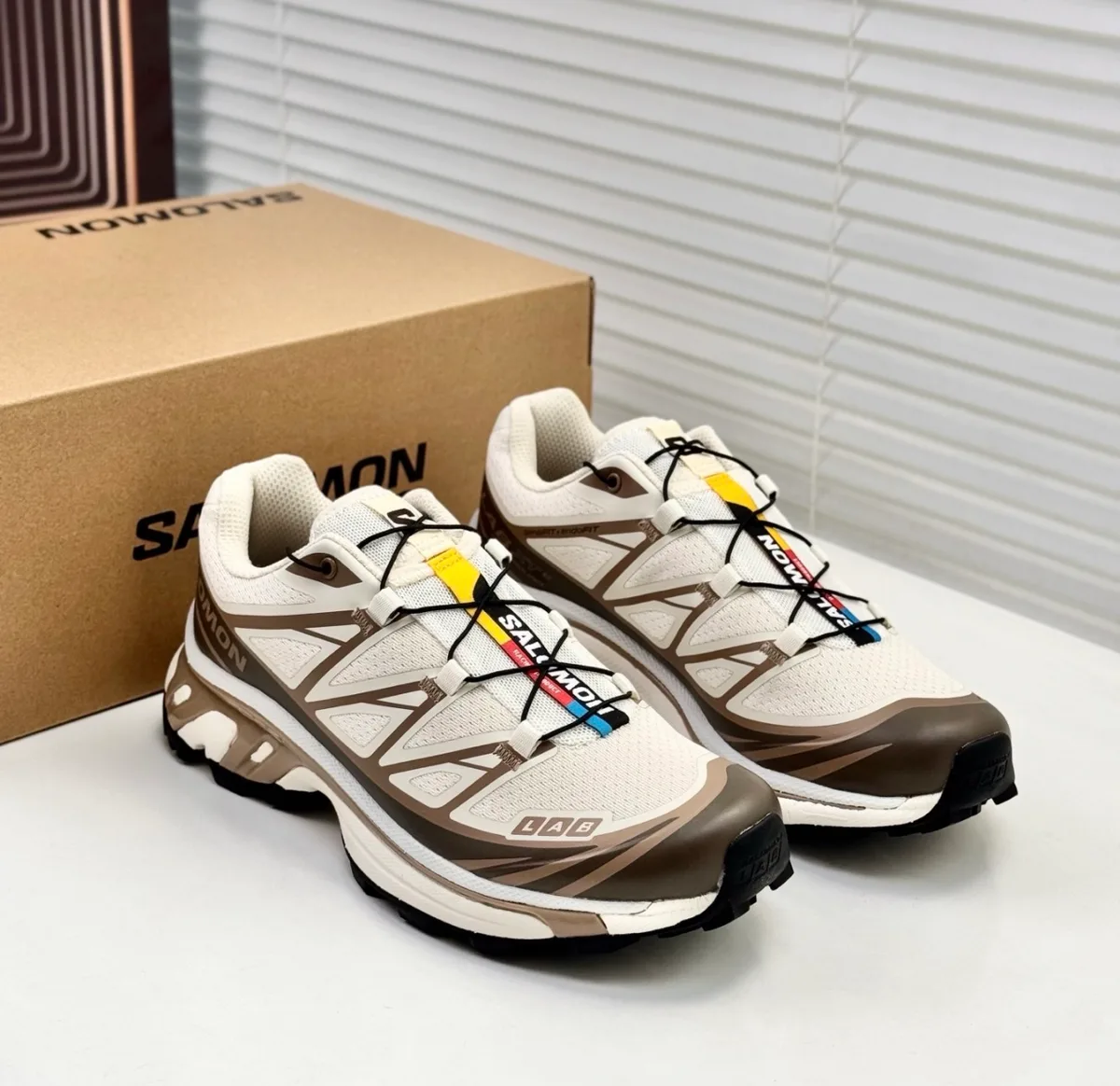 SALOMÓN XT-6 CREAM BROWN